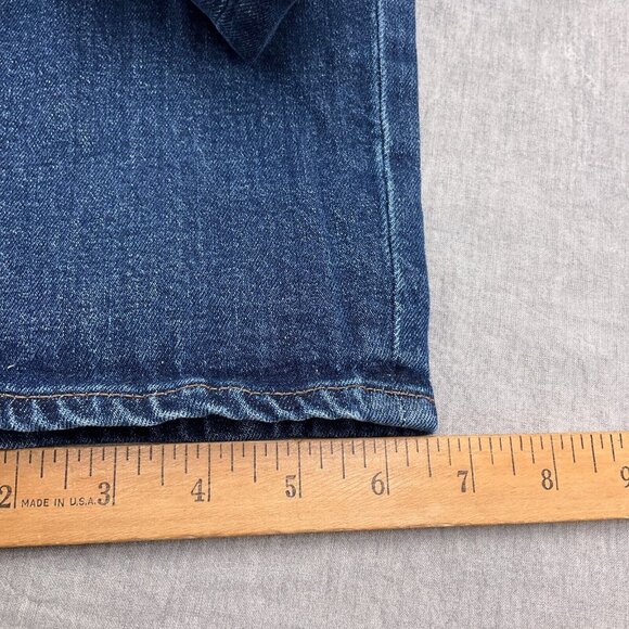 J Crew Jeans Women 30W x‎ 29L Blue Straight Leg Mid Rise Denim Stretch Cotton - Picture 9 of 12